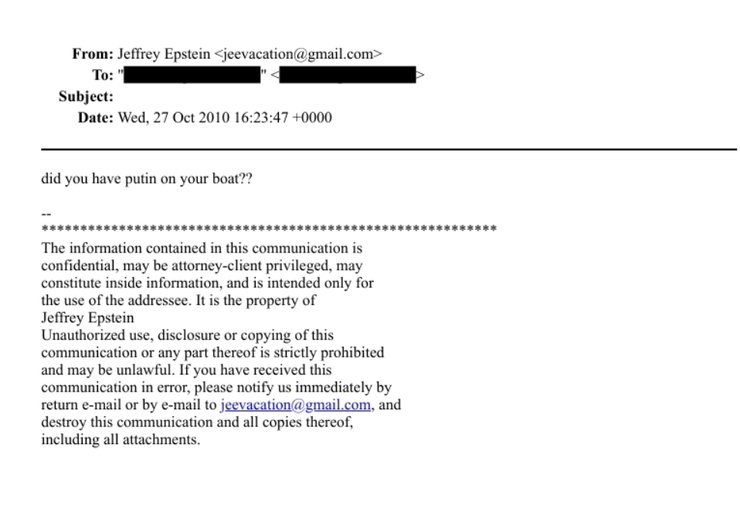 файли епштейна путін