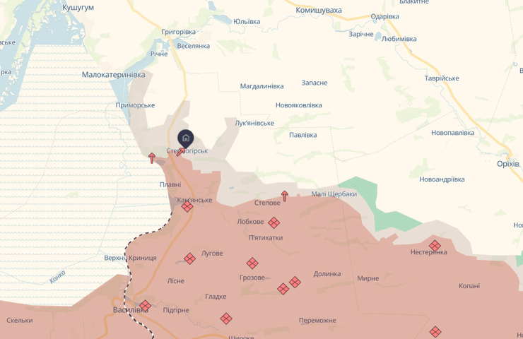 Ситуація в Степногірську 2 січня