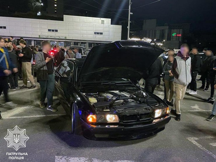 Дрифт у центрі Києва