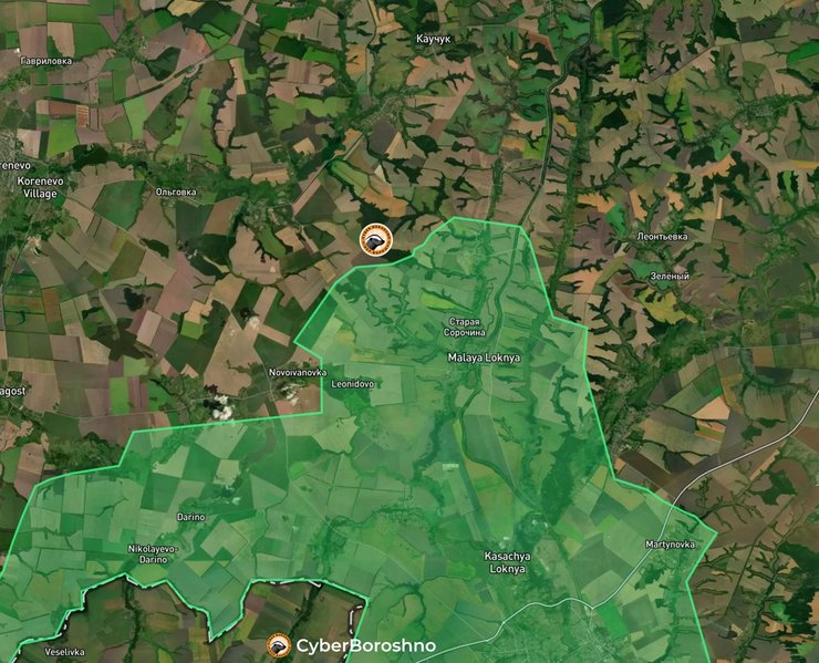 Точное месторасположение боев