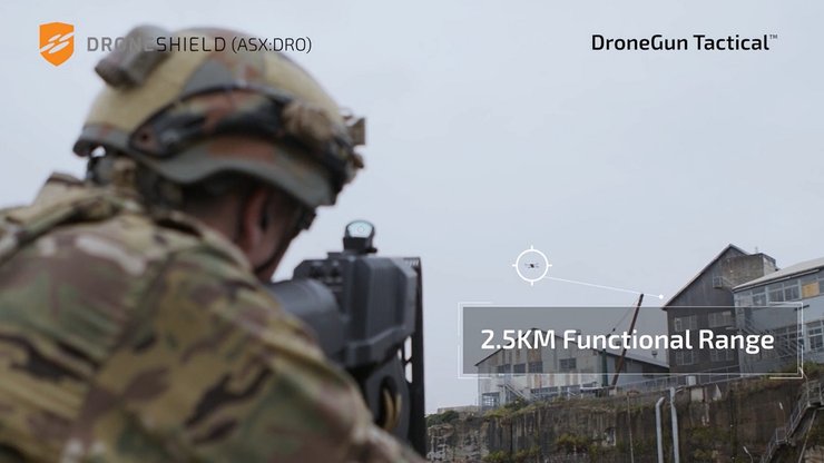 боротьба з безпілотниками, DroneGun Tactical, DroneShield, DroneGun MKIII, боротьба з БПЛА, боротьба з дронами, збити дрон