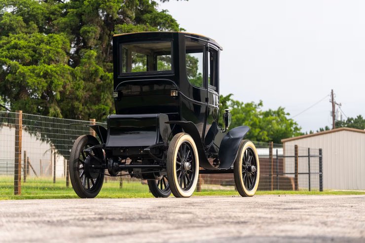 Waverly Model 93 Brougham 1913, Waverly Model 93, Waverly Electric, электромобиль Waverly