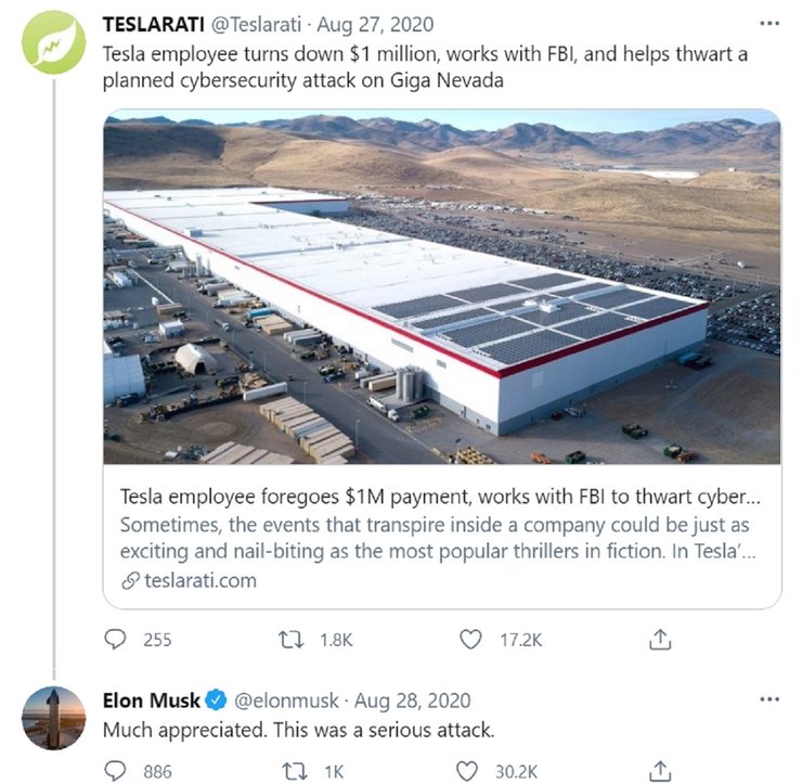 Пост Илона Маска