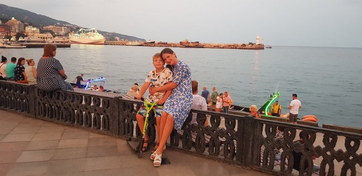 Ольга Шлямина со своим сыном