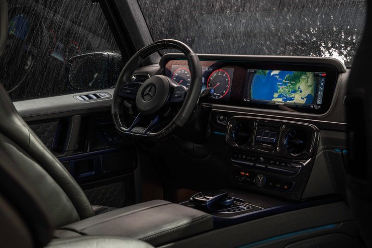 Салон Brabus 900, Brabus 900 Deep Blue, Brabus 900, Тюнинг Гелендвагена, Mercedes Brabus