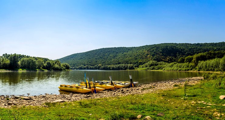 река Збруч, сплавы по збручу, водный туризм в Украине