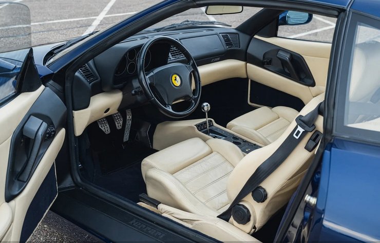 салон феррари 355, Ferrari F355 GTS, Ferrari F355, Михаэль Шумахер, суперкар Ferrari, Ferrari Михаэля Шумахера, авто Шумахера