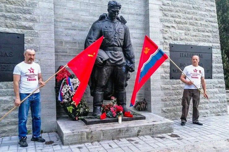 Чаулин на акции "Бессмертный полк"