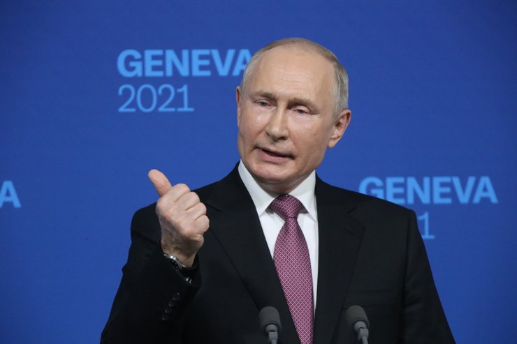 пресс-конференция Путина в Женеве