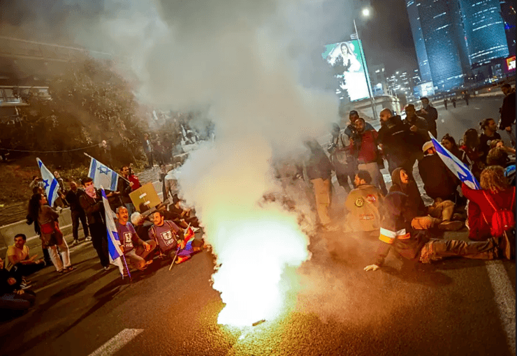 Израиль, акции протеста Израиль, протесты в Израиле, Израиль кризис