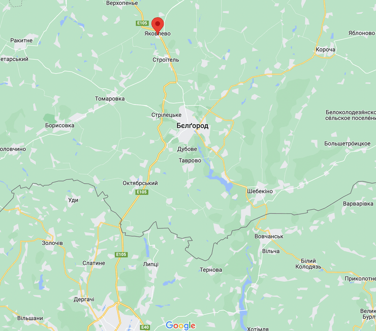 карта яковлево бєлгородська область