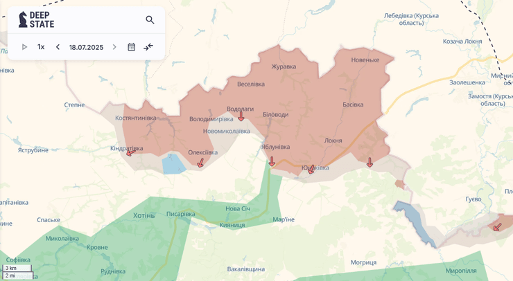 Сумська область карта