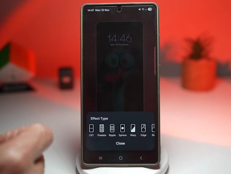 samsung эффекты экрана блокировки функции galaxy