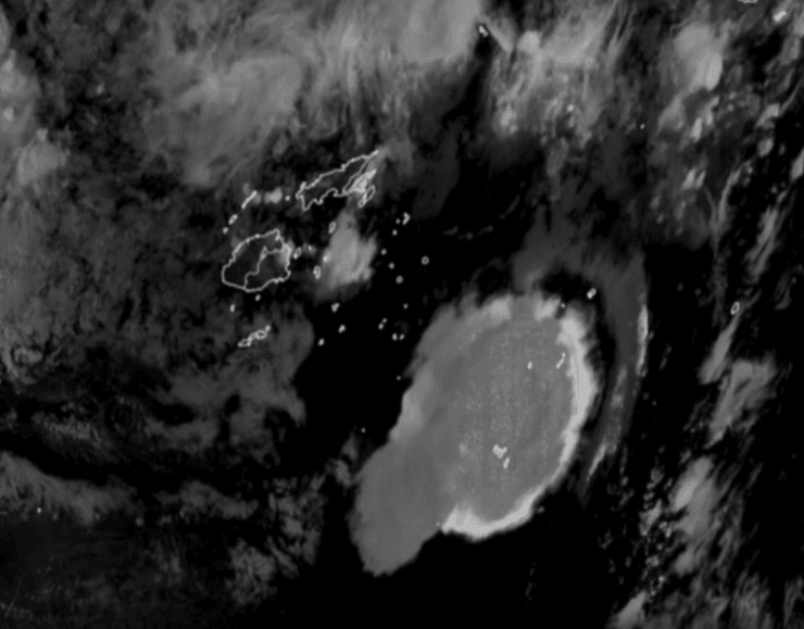 цунами в тонга