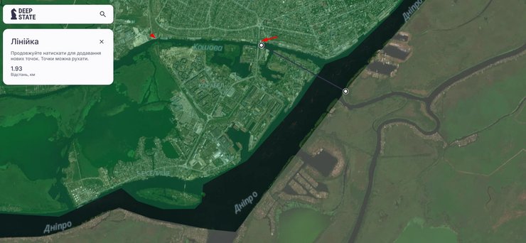 Мост в Херсоне, по которому стреляют россияне