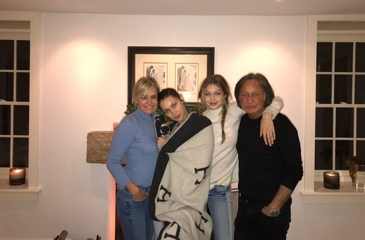 Іоланда ван ден Херіка, Мохамед Хадід, белла Хадід, Джіджі Хадід