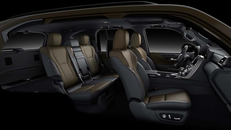 салон Lexus LX, новий Lexus LX, Lexus LX 2025