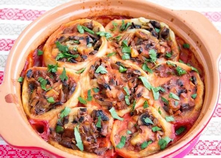 рулетики, постный стол