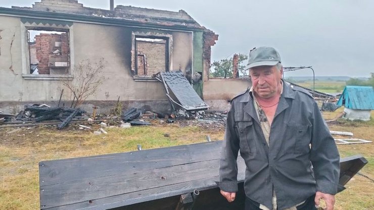 В Копылье упал боеприпас на жилой дом