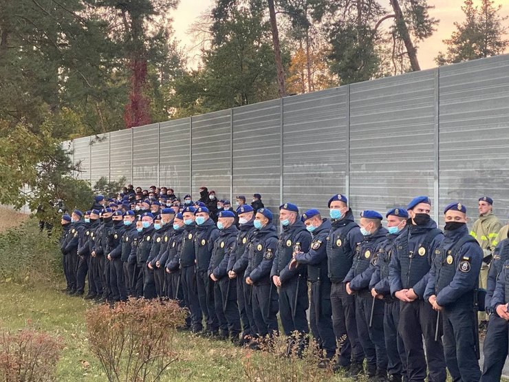 Конча-Заспа, будинок Зеленського, Нацгвардія, поліція