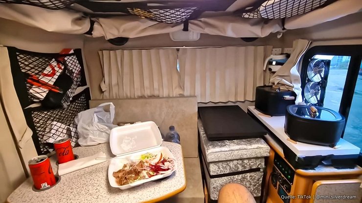 автодом салон, дом на колесах, Mini Silverdream, автодом Mini Silverdream, Mazda Scrum