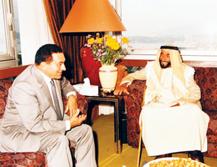 хосни мубарак, шейх заед, InterContinental