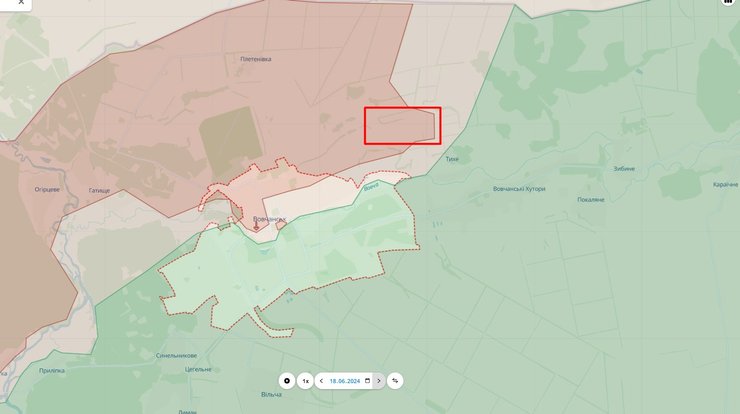 Бои на востоке, бои на севере, Харьковская область, Волчанск, 19 июня