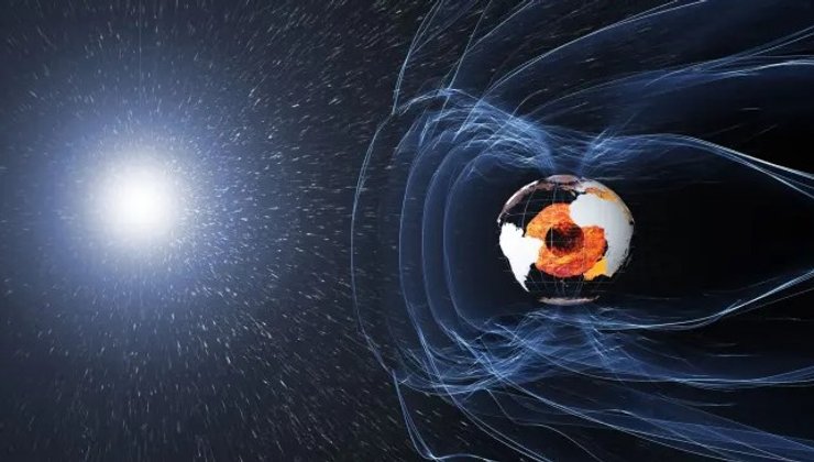 магнітне поле, Земля, магнітне поле Землі, магнітне поле, Магнітні полюси Землі, палеомагнетизм, Палеомагнітні дослідження, зміни геомагнітного поля, зміщення геомагнітного поля, зміна полярності, магнітна інверсія