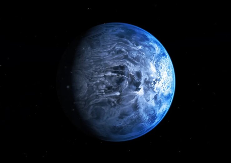 экзопланета, самые странные экзопланеты, горячий Юпитер, экзопланета HD 189773b