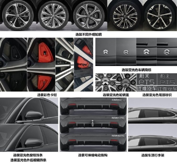 Nio ET5 Kombi опции