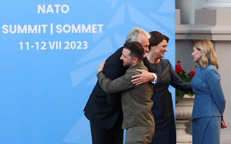 Владимир Зеленский на саммите НАТО