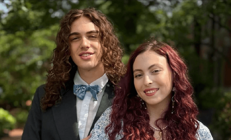 Маша Полякова с мужем