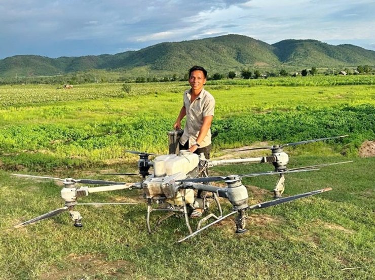 Тран Ван Нгіа врятував дітей за допомогою дрона