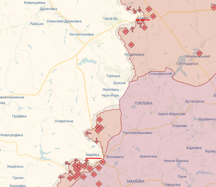 авдеевка, бои за авдеевку, авдеевка бахмут, второй бахмут, авдеевка ситуация
