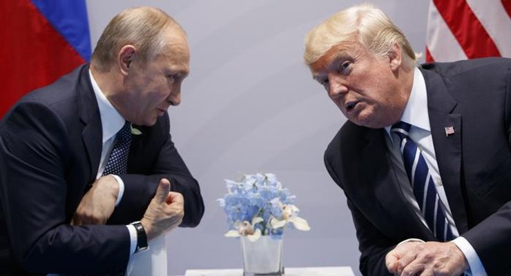 Трамп, Путин, США, Россия