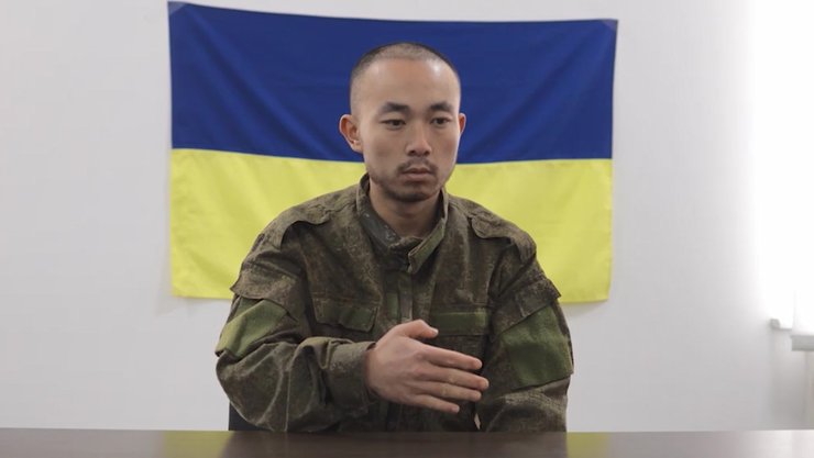Один из китайских солдат, взятый в плен ВСУ