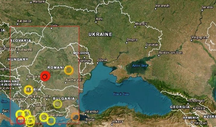Землетрясение, Румыния, подземные толчки, разрушения
