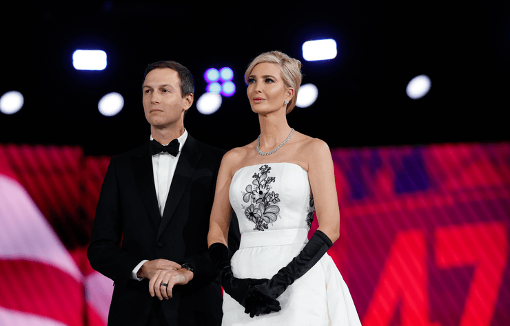 Иванка Трамп с мужем Джаредом Кушнером