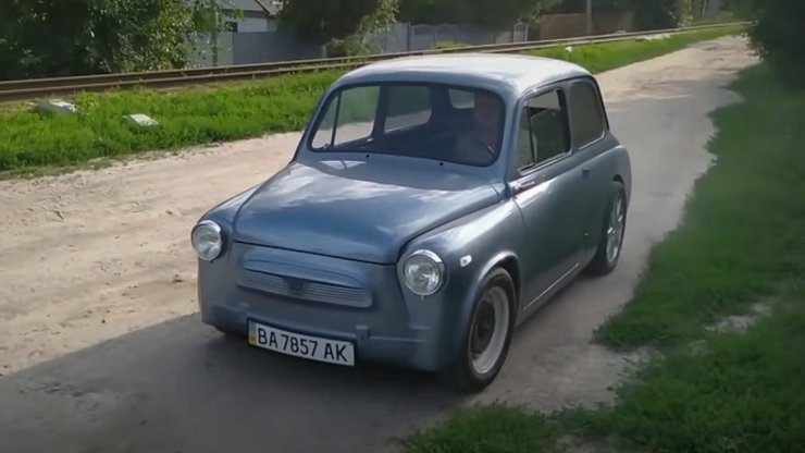 электромобиль Запорожец, тюнинг горбатого Запорожца, тюнинг Запорожца, тюнинг ЗАЗ, самый быстрый Запорожец