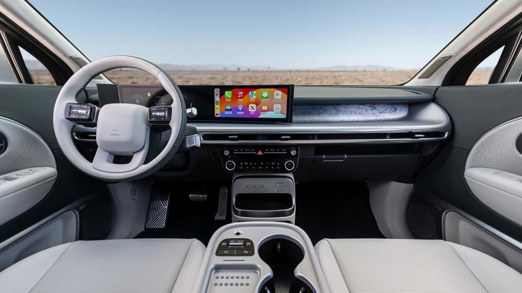 салон Hyundai Ioniq 9, новый Hyundai Ioniq 9, электромобиль Hyundai, электромобиль Hyundai, кроссовер Hyundai