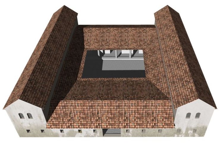 Храм, комплекс, здание, Рим