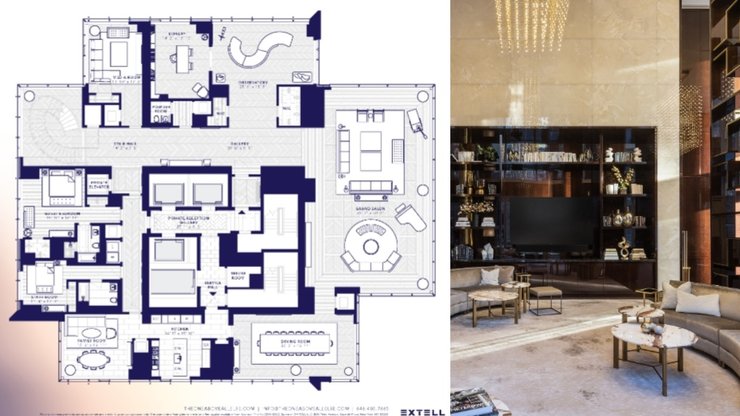 Самая дорогая квартира, квартира, пентхаус, апартаменты, планировка, недвижимость,