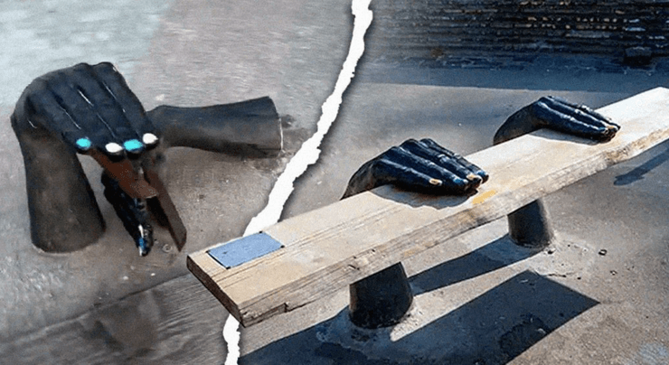 Вандалы испортили арт-объект в Киеве