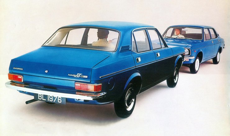 Рестайлинговый Morris Marina образца 1976 года. Фото: Morris