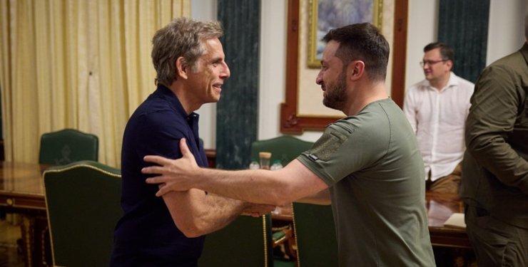 Бен Стилер в Украине 2022 фото