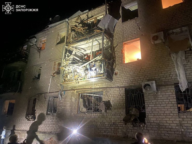 обстріл Запоріжжя, прильоти Запоріжжя, вибухи Запоріжжя