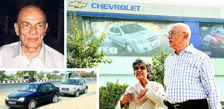 У 2004 році Ашок Толат купив Chevrolet Forester в автосалоні Gallops Motor (Ахмедабад) за 14 лакх ($30,8 тисяч) з урахуванням знижки плюс 1,9 лакх за додаткове обладнання. У грудні 2009-го він притягнув сюди на буксирі свій несправний автомобіль, маючи на руках постанову Верховного суду Індії про повернення грошей