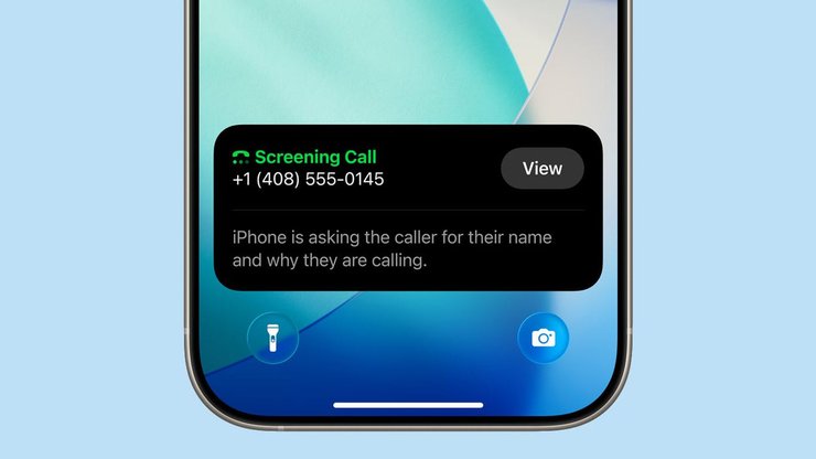 Сall Screening ответы на звонки ИИ Siri iOS 26