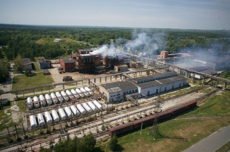Цеха Бийского олеумного завода по производству взрывчатки