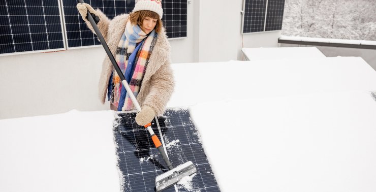 Солнечные панели снег зима солнечные панели под снегом